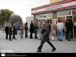 21 درصد نرخ بیکاری در اسپانیا